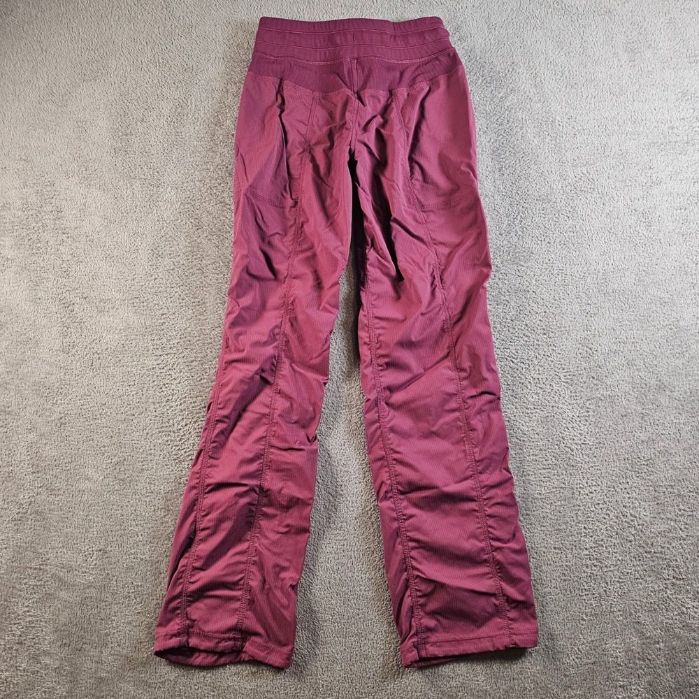 Lululemon Beyond the Studio Pant Berry Burgundy Size 4 Mid Rise Joggers - Picture 2 of 7